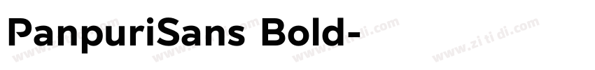 PanpuriSans Bold字体转换 PanpuriSans Bold字体转换